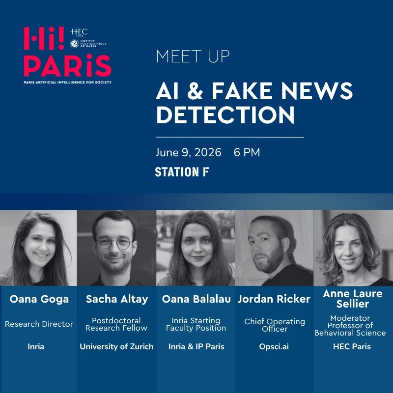 Hi! PARIS Meet Up! on &ldquo;AI & Fake News Detection&rdquo;