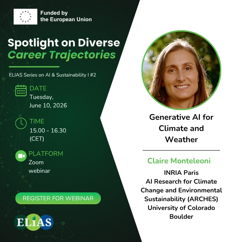 ELIAS Series on AI & Sustainability: Spotlight on Diverse Career Trajectories