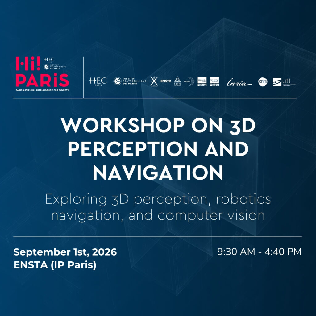 1st Hi! PARIS Workshop on 3D Perception and Navigation