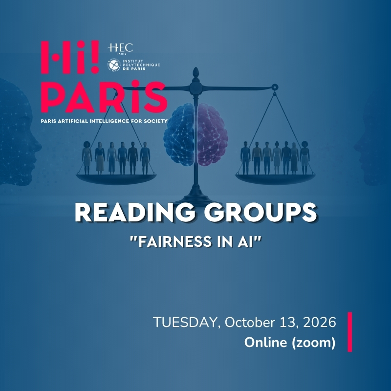 Hi! PARIS Reading groups “Fairness in AI” – Session 1